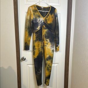 African/Jamaican Style Tie-Dye Long Sleeve